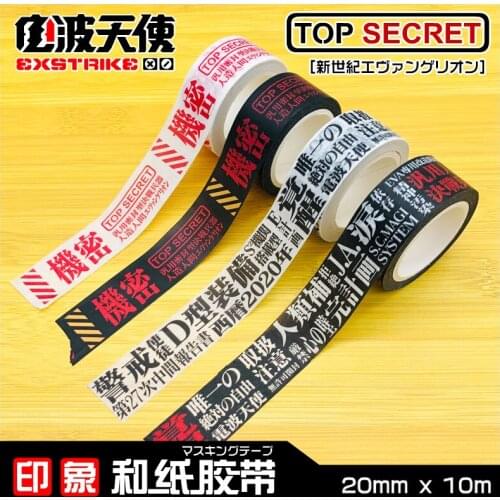 Anime EVA Ayanami Rei 01DIY Masking Adhesive Tape Hand Tear Paper Packaging Sticker Cosplay Stationery Decor Student Xmas Gifts