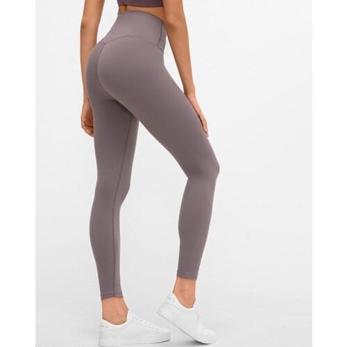 High Waist Push Up Naked-Feel Fabric Sport Legging Women Yoga Pants Super Stretchy Gym Workout Tights Leggings Running Pants