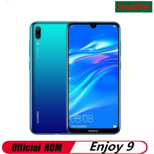 Original HuaWei Y7 Pro 2019 Enjoy 9 4G LTE Mobile Phone Android 8.1 Snapdargon 450 6.26" FHD 4GB RAM 128GB ROM 13.0MP Face ID
