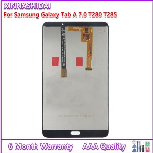 LCD T285 For Samsung Galaxy Tab A 7.0 (2016) SM-T280 T280 T285 LCD Display Touch Screen Digitizer Sensors Full Assembly Panel
