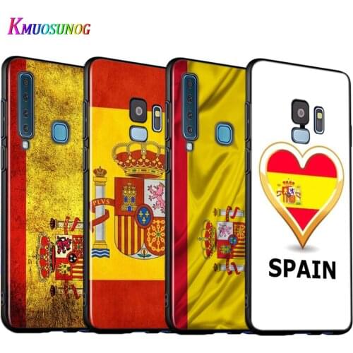 Spain Spanish Flag Silicone Cover For Samsung Galaxy A9 A8 A7 A6 A6S A8S Plus A5 A3 Star 2018 2017 2016 Phone Case