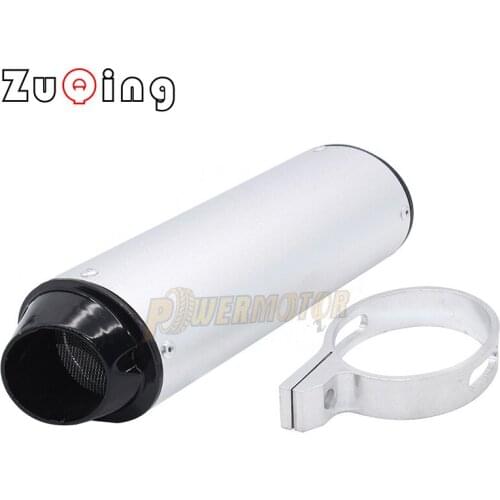 Motorcycle Universal 28mm 38mm Exhaust Muffler Pipe Motocross Exhaust for 125cc 150cc 160cc For Honda Yamaha Kawasaki ATV