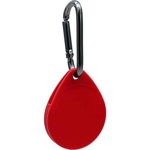 Sleeve Protective Silicone Case Compatible with Airtags Anti-Lost Cover With Keychain Lobster Clip