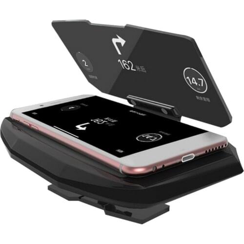1pc Car Bracket HUD Head Up Navigation Display Phone Smartphone Holder Mount GPS Projector Reflection Board Panel