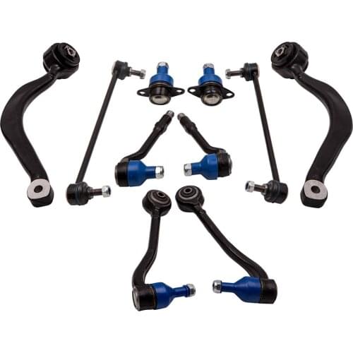 10 Pcs 31121096170,31356750703 Front Lower Control Arm Sway Bar Kit for BMW X5 E53 00-06