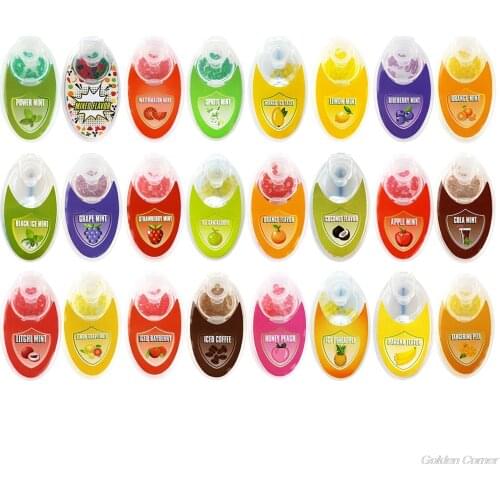 100pcs Mix Fruit Flavor Menthol Capsule Mint Beads Explosion Pops Cigarette Filter Brush Ball for Smoking Ju28 21 Dropshipping