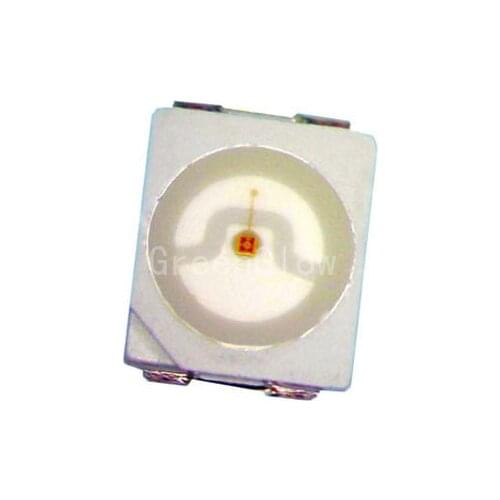 1000X High quality 0.06W 3528SMD 660nm deep red plant growth LED chip free shipping