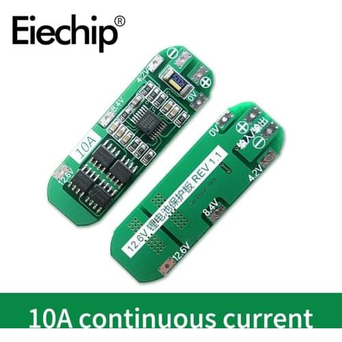 18650 Protection Board 3 string 3S 5A10A 25A Li-ion Lithium Battery 18650 Charger BMS Protection Board with Balance 11.1V 12.6V