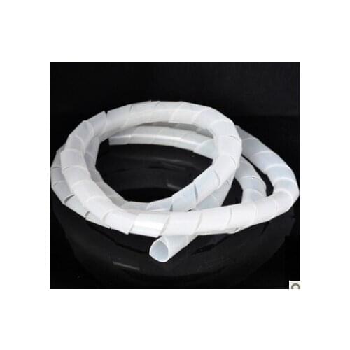 20mm 3m/rollHose protection wire case hose pipe cable finishing line with fixed bundle of wire Transparent Protection Wire Wind