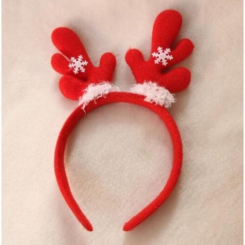 48 pcs Christmas decorations Santa Claus Fawn headband head buckle Christmas party Headwear