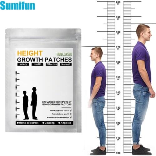 8pcs Foot Heightening Patch Non-hormonal External Foot Pads Can Promote Body Growth And Height Increase Feet Plaster Health Care