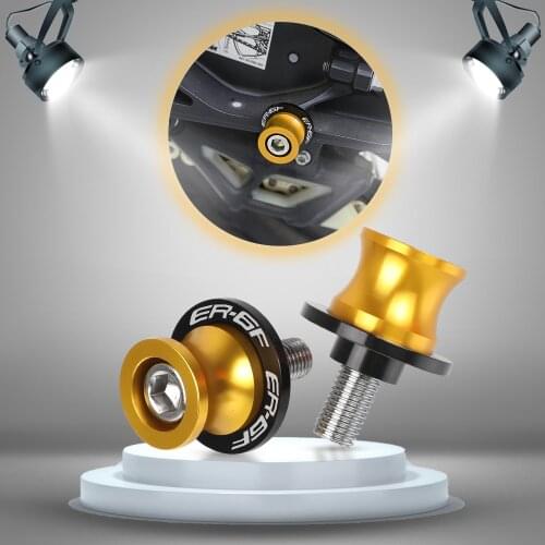 Motorcycle Accessories Swingarm Spools Stand Screws Slider For KAWASAKI ER6F ER 6F ER-6F 2009-2017 2010 2011 2012 2013 2014 10MM