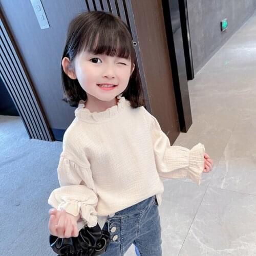 Toddler Girls Blouse Floral Blouse Girls Spring Autumn Blouse Childrens For Girl Casual Style Clothes For School For Girls