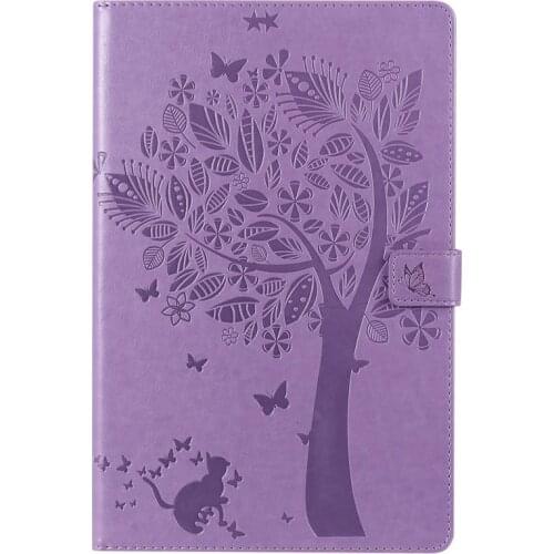 Cat Butterfly Embossed Tablet Cover For Lenovo Tab M10 FHD Plus 10.3 TB-X606F TB-X606 X606 Case PU Leather flip stand shell