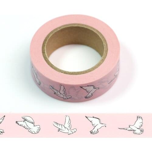 1PC a flight of geese Lotkawaii animals Decorative Washi Tape DIY Scrapbooking Masking Tape School Office Supply