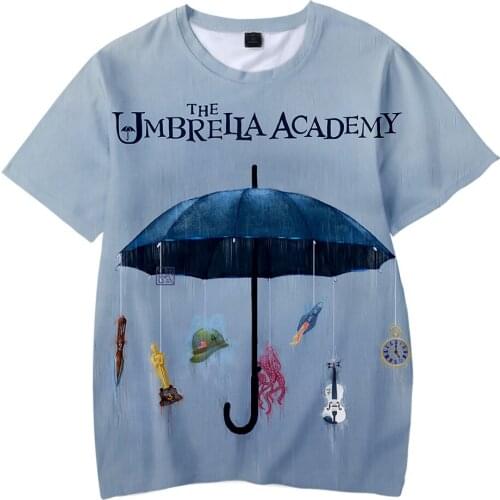 The Umbrella Academy Printing T-shirt Short Sleeve Children Hip Hop Kid T-shirt Round Neck Informal T-shirt Summer Funny T-shirt