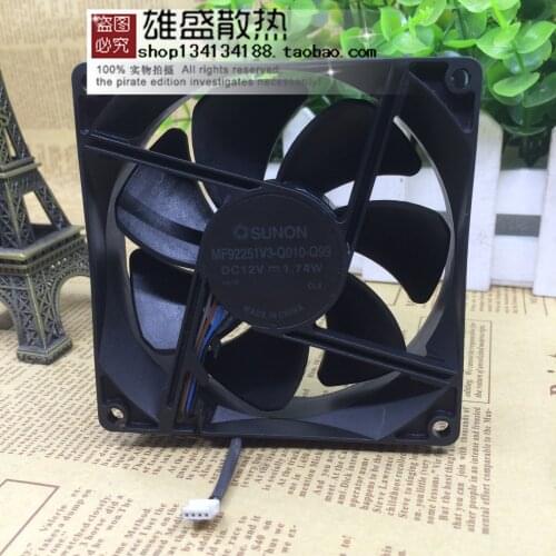 For Sunon 9225 12V 1.74W MF92251V3-Q010-Q99 Cooling Fan