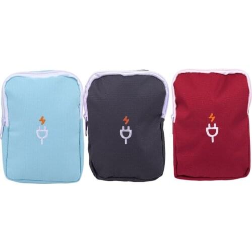 Travel Electronic Accessories Storage Bag Headset Charger Data Cable Bag Unisex Pouch Oxford Cloth