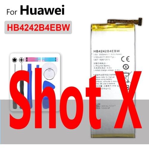 HB4242B4EBW Replacement Battery For Huawei Shot X ShotX