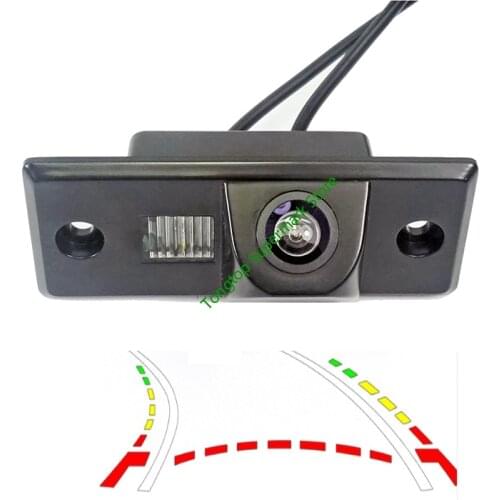 Dynamic Trajectory Tracks Rear View Camera for Volkswagen Tiguan Touareg Poussin Old Passat Porsche Cayenne Fabia POLO Golf