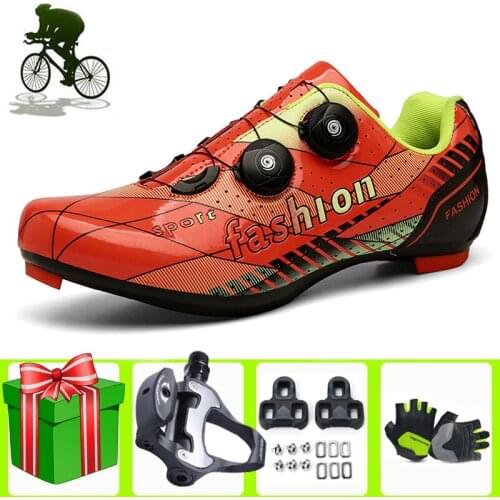 Road Cycling Shoes Men Zapatillas Ciclismo Outdoor Bike Shoes Sneakers Unisex Self-locking Bicycle Racing Sneakers Women