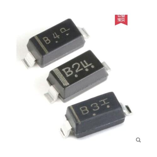 LMBR0520T1G LMBR0520 B2 LMBR0530T1G LMBR0530 B3 LMBR0540T1G LMBR0540 B4 SOT23 SMD Schottky diode