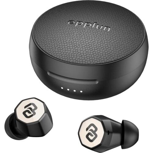 True Wireless Earbuds IPX7 Waterproof Earphones with Mic in-Ear Bluetooth Low Latency Gaming Headset Type C Wireless Charging