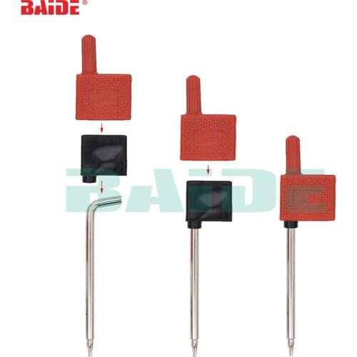 New Model Detachable Red Flag T6 T7 T8 T9 T10 T15 T20 Torx Screwdriver Spanner Key Small Screw Drivers CNC Tools 5000pcs/lot