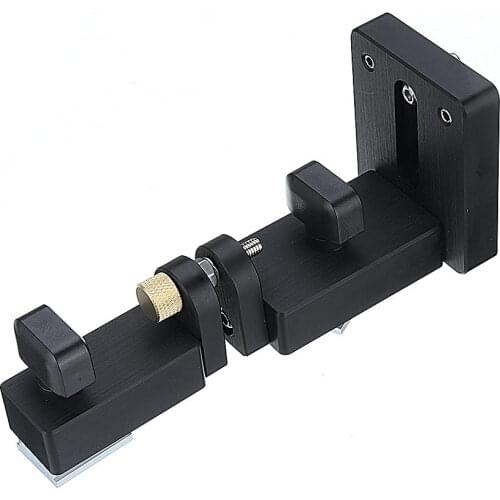 Drillpro Flip Stop with or without Micro-Adjustable Setting T-Track Stop For Miter Gauge Fence Woodworking Tool