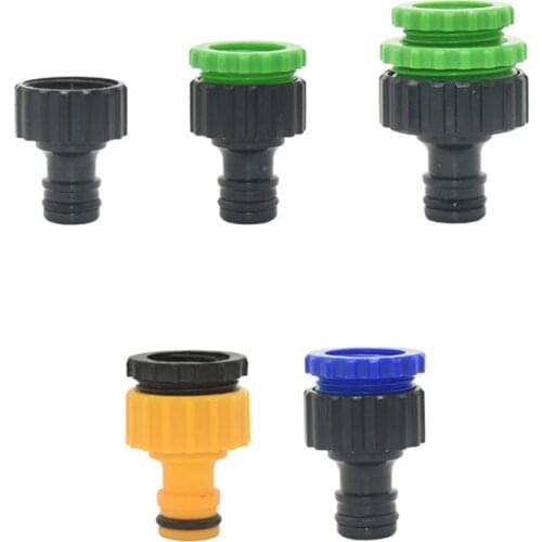 Garden 1/2 3/4 1 inch Female Quick Connector 5/8" Water Tap Quick Fitting Adapter Car Wash Water Gun Accessories 5PCS