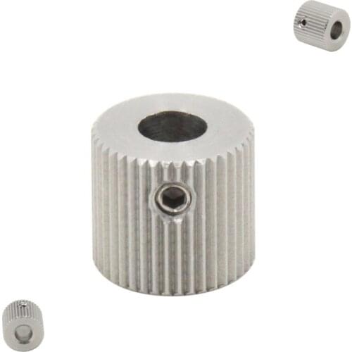 MEGA 8pcs MK7 MK8 Gear Extruder Feeder Driver Pulley 38 40 50 Teeth 3D Printer Parts Bore 5mm 8mm Stainless Steel Extruder Wheel