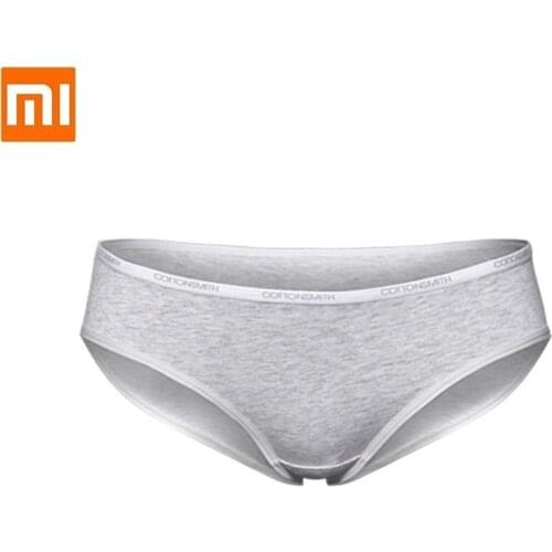 Xiaomi New comfortable women underwear Miniature window dry ladies panties Quickly wicking dry cotton briefs