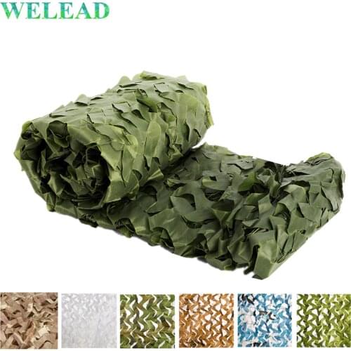 WELEAD 1.5x9 Reinforced Camouflage Net Mesh Army Sun shelter Awning for Garden Sun shade Decor Yard Party Pergola Gazebo Voile