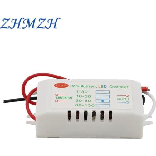 ZHMZH Red-Blue Synchronous Double Controller LED Dedicated Electronic Transformer Power Supply Driver For Straw Hat Light