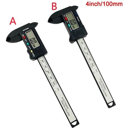0-100mm LCD Electronic Digital Vernier Caliper Gauge Measuring Tool Woodworking Measuring Tools for Jewelry Measurement Ruler