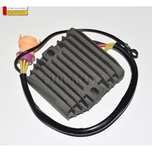 1PCS REGULATOR AND 1 PCS STATOR AND 3PCS START RELAY SUIT FOR ODES 800 ATV