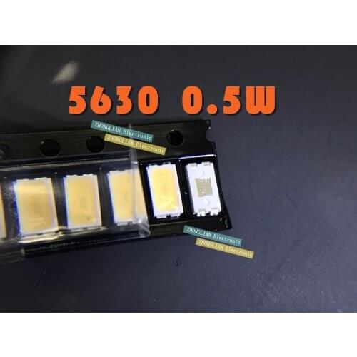 1000PCS/Lot 5630 LED lamp backlight lamp light source patch repair a cold white 0.5W