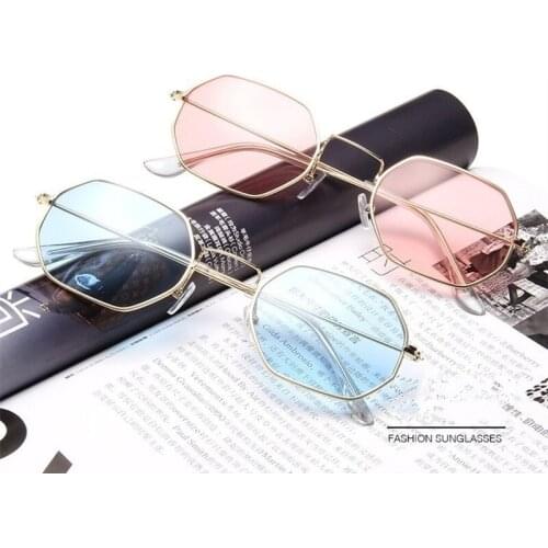 2021 New Polygonal High-quality Sunglasses Retro Square Personality Trend Glasses VU400 Vintage Sunglasses for Women