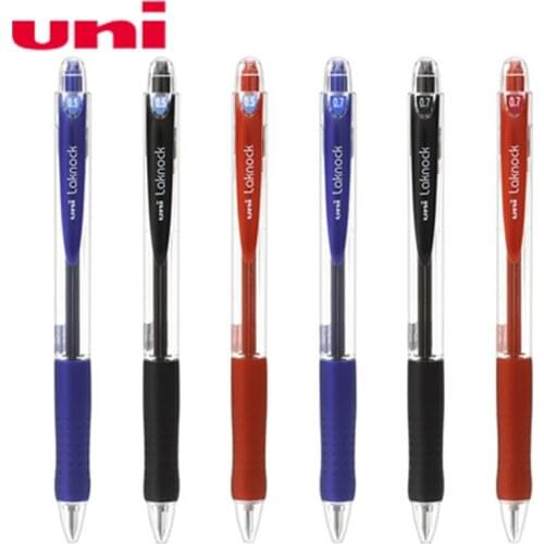 6 Pcs/Lot Mitsubishi Uni SN-100 Ballpoint Pens 0.5mm/0.7mm Smooth Ballpoint Pen 3color ink Stationery Office accessories School