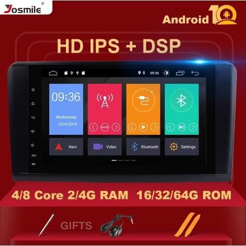 2 din Android 10 4G 64G Car GPS For Mercedes Benz ML GL W164 ML350 ML500 GL320 X164 ML280 GL350 GL450 radio stereo navigation