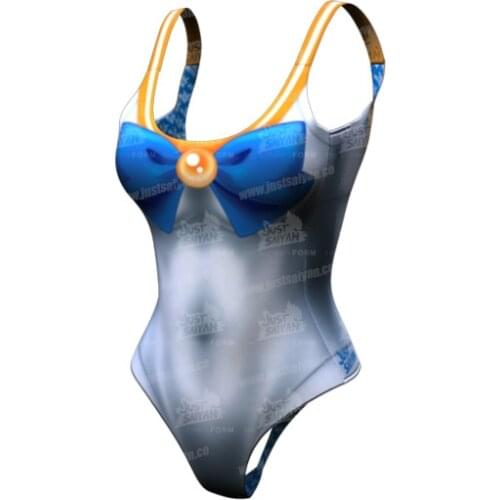 Harajuku Cosplay Anime character Bikinis Akatsuki Women Swimsuit One Piece womens top Anime Manga Beach wear For Women