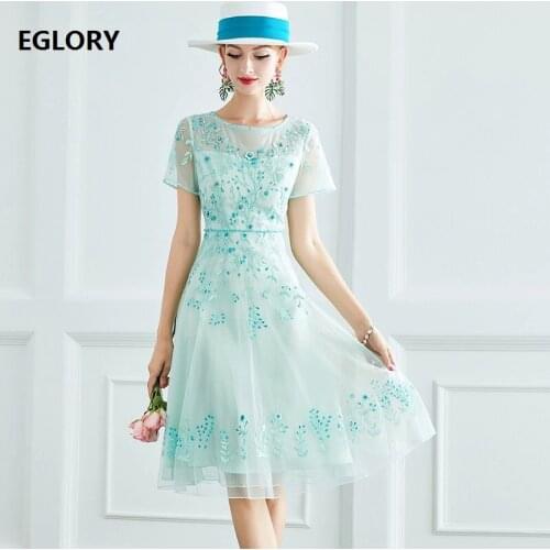 Голубые летние платья Eglory China At AliExpress