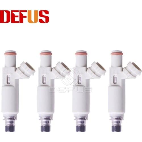 DEFUS 4X Bico Fuel Injector Nozzle 195500-3100 For Daihatsu TERIOS 16V 1.3L 1998 Tested Replacement Injection Part 1955003100