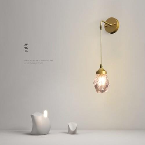 Indoor Wall Lamps Living Room Corridor Stair Lighting Home Decoration Glass Lamps Bedroom Beside Lighting Hotel Light