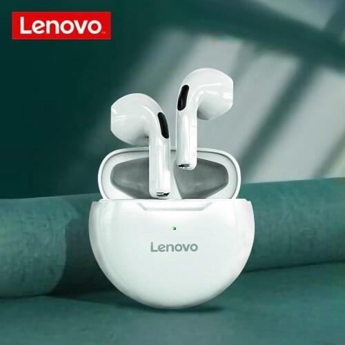 Lenovo LivePods HT38 TWS Bluetooth Earphone Mini Wireless Earbuds with Mic for iPhone Xiaomi Sport Waterproof 9D Stere Headphone
