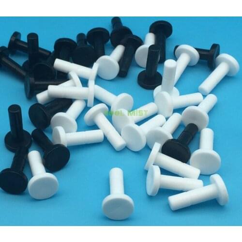 M178 Free shipping 1/4'' slip lock end plug choke plug 6mm black cap plastic material for garden mist cooling system 10pcs/pack