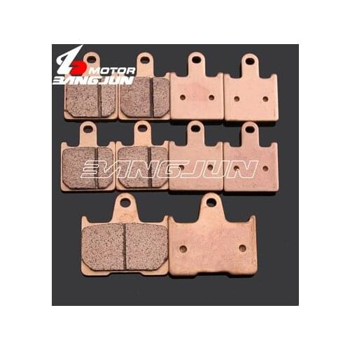 Motorcycle Front Rear Metal Brake Pads For Kawasaki ZX-14R GTR1400 06-15
