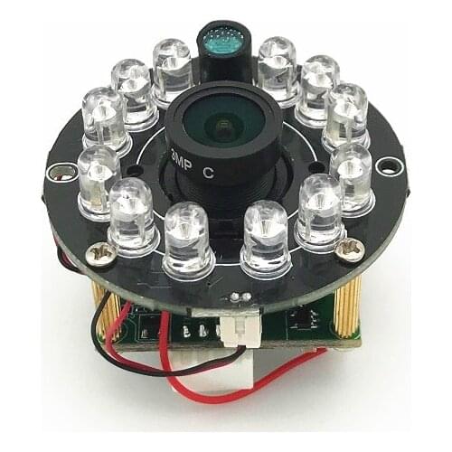 Latest FHD 1080p 2MP VC0706 Infrared IR Night Vision Serial Jpeg TTL/RS232/RS485 Camera Module