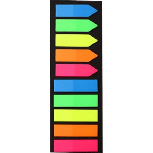 Newly 100/200 Pcs Color Coding Label Self-Stick Note 0.5 x 1.7 Inch School Office Family Stationery Sticker Supplies Stickers