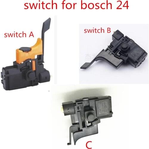 Switch on-off For BOSCH 24 BOSCH 1 617 200 077 GBH2-24DSR GAH500DSR GBH2SR GBH2-2DFR Hammer Drill Accessories Parts